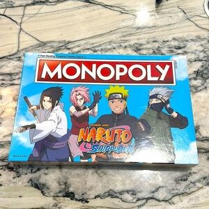 Naruto Shippuden Monopoly factory sealed NIB